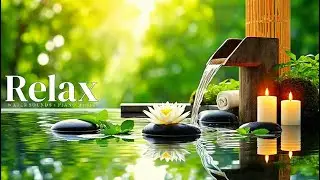 relaxing music for stress relief l healing of the mind bamboo water sounds l bamboo and water sounds