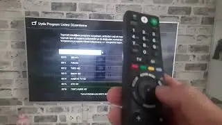 Sony Tv kanal sıralama ve silme , Sony tv channel editing and deletion
