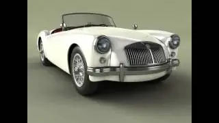 3D Model MG MGA at 3DExport.com