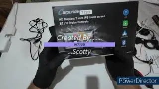Carpuride W712D Unboxing ,test ,review,first impression , Greek...1