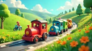 THE FEELINGS TRAIN | KIDS NURSERY SONG | FAIRY TALES | ANIMATION