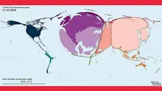Map animation: COVID-19's spread across the world