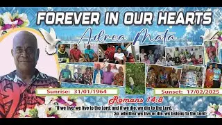 Delayed Coverage of the Homegoing Celebration for Mr Adrea Mata