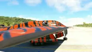 B-2 Spirit Stealth Bomber | Impossible Takeoff from Saba Island Runway | MSFS 2020