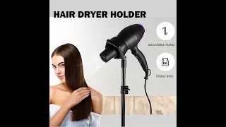 Hair Dryer Holder Stand Hanger Adjustable Bracket Floor-Standing Pet Hair Dryer Holder
