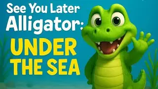 See You Later Alligator: Under the Sea! 🌊🐊 | Fun Goodbye Song for Kids