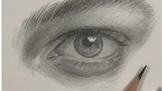 How to draw a boy Eye drawing in  full vedo 