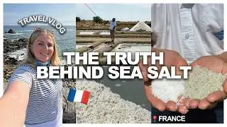 France Solo Travel Vlog | visit a traditional sea salt farm with me 🇫🇷