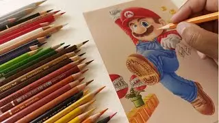 Drawing Super Mario Bros | Time Lapse
