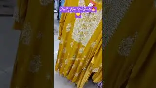 Pretty Mustard Kurti🔥💛#embroidered #kurti #festivekurti #vishalmegamart #vishalmart #yt #ytshorts