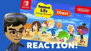 Tomodachi Life Fan reacts to the Tomodachi Life Living the Dream Direct!!
