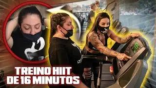 HIIT DE 16 MIN PARA EXTERMINAR O BACON | ALINE FEZ ANDI SAIR DO CORPO | DESAFIO EMAGRECENDO DRAGON