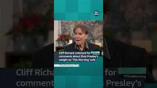 Cliff Richard criticised for comments about Elvis Presley's weight on 'This Morning' sofa #itvnews
