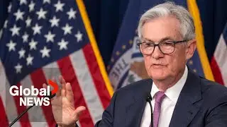 US Federal Reserve leaves key rate unchanged, signals future hikes | FULL
