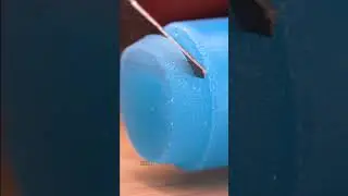 Slicing a Glue Stick | Original sounds created by @OddioStudio  Follow this Foley artist!