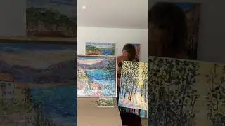 Large oil paintings #oilpaintings #largepainting #landscape #worldwidedelivery #artforhome #myart