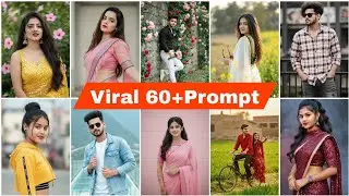 Viral 60+ Prompt 🔥 | Photo Editing Instagram Trending Google Gemini Ai Prompt #ai #viral 