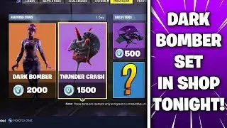 DARK BOMBER IN ITEM SHOP TODAY! *Confirmed by Epic*