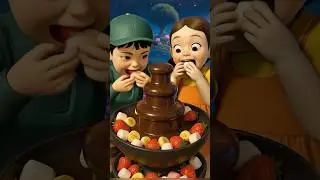Chocolate waterfall 2 #squidgame2 #squidgamchallenge #squidgame #ai