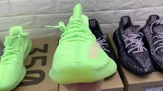 Lucus yeezy 350 boost gid glow in the dark  static reflective High reviews