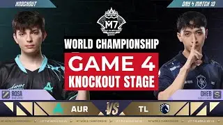 🔴 MLBB M7 | AUR vs TL Game 4 | Aurora Gaming vs Team Liquid PH | Knockout Stage | Mobile Legends