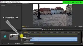How to CUT VIDEO in Premiere quick Tutorial