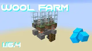 How To Build A Wool Farm(Minecraft Java Edition 1.16.4)