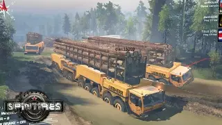 Enormes Gruas 18x18 Offroad | Cargando troncos grandes