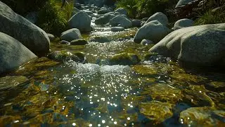 Gentle River Stream 🌊 Peaceful Nature Sounds for Relaxation