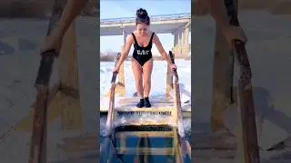 part93Traditional Russian baptism#Waterlily#IceBath#IceBucketChallenge#European and😱American👙Figure
