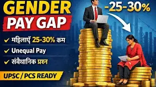 Gender Pay Gap Explained | महिलाएँ 25&ndash;30% कम क्यों कमाती हैं? | UPSC / PCS | Success Netra