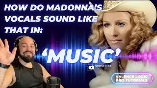 How do Madonna&rsquo;s vocals sound like THAT in &ldquo;MUSIC&rdquo;? #madonna #logicpro11