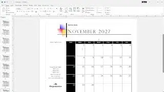 how to create calendar in Microsoft publisher