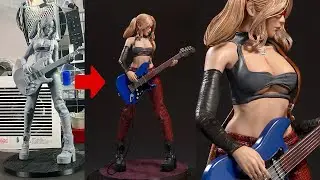超リアルなパンクギター娘フィギュアの作り方