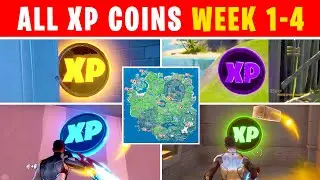 *NEW* XP COINS Week 4 (All XP Coin Locations Week 1-4)