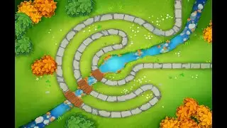 BTD6 Park Path magic monkey only