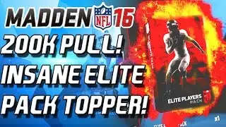 BEST ELITE PACK POSSIBLE! INSANE LEGENDS BUNDLE TOPPER! - Madden 16 Ultimate Team