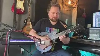 Martin 000 with the goldtone mandolin, recording king dobro and Roland Td27