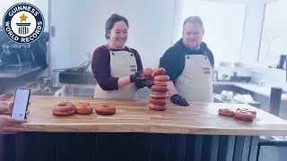 Tallest stack of doughnuts! | Guinness World Records