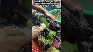 Traditional Bangle Making Process Using A High Speed Lathe