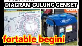 Skema gulung genset for table