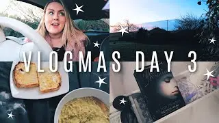 VLOGMAS DAY 3 | essay writing, bubble baths, takeaways + good books 🛁