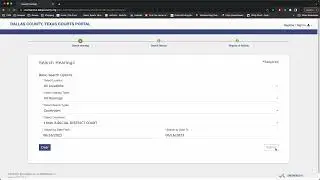 Dallas County Portal Demonstration