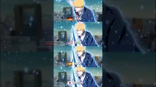 Ichigo Bankai in verschiedenen Sprachen! #shortvideo #bleach