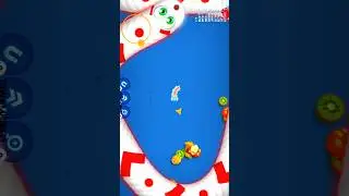 🐍😱 Worms Zone io magic video|🔥 Big vs Small snake fight #shorts #viral #snake #game #wormszone #001