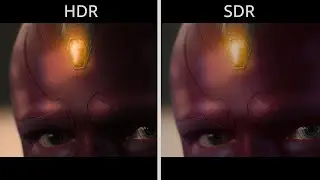 Avengers: Age of Ultron HDR vs SDR Comparison