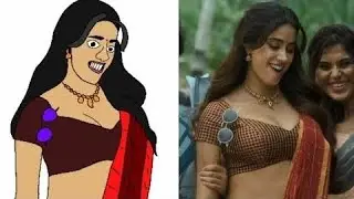 Chikiri Chikiri Video Song (Hindi) | Peddi | Ram Charan | Janhvi | Funny Drawing Animation Video