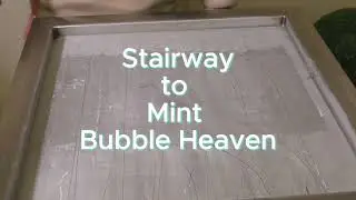 Stairway to Mint Bubble Heaven 🍃 | Mint Aero Ice Cream Rolls with a Soft Rock 'n' Roll Twist