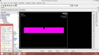 Ansys Software - U notch Analysis for Mechanical Engineering