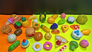 🍎 ASMR_Video * Random Toy Vegetable, Fruits And Snack in a Simple Video I No Music *